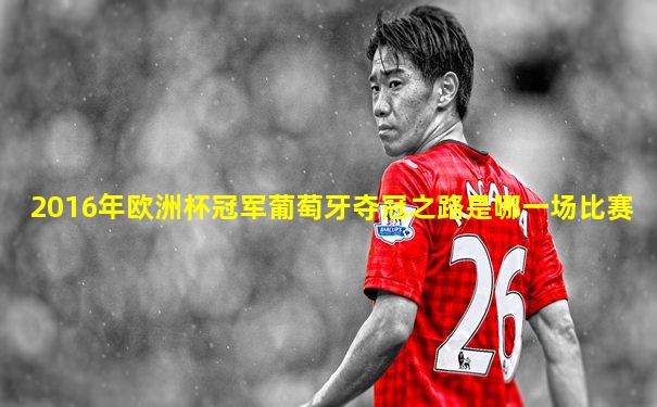 2016年欧洲杯冠军葡萄牙夺冠之路是哪一场比赛