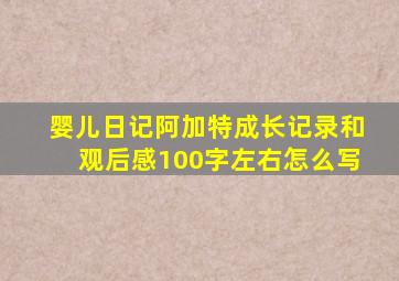 婴儿日记阿加特成长记录和观后感100字左右怎么写