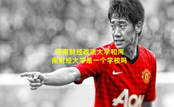 河南财经政法大学和河南财经大学是一个学校吗
